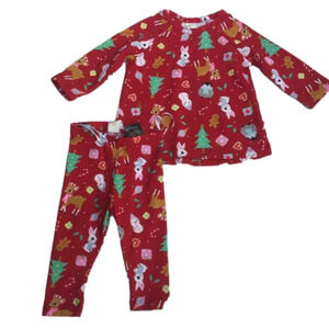𝅺h&m 4-6 M Christmas pjs pyjama set